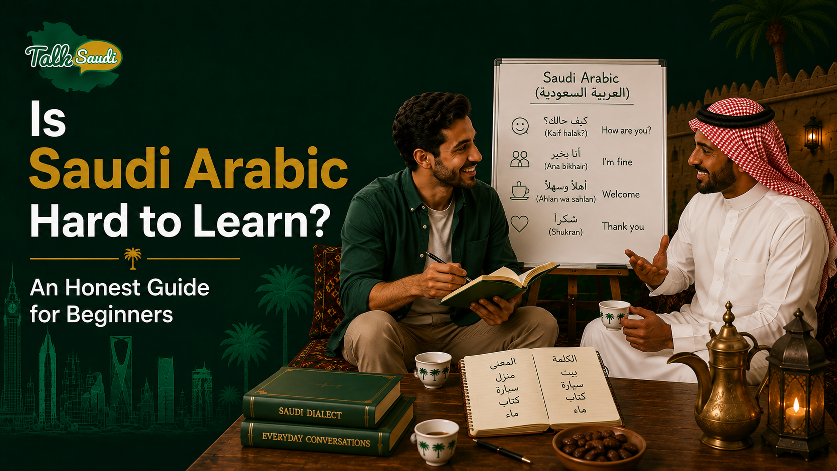 is Saudi Arabic hard to learn