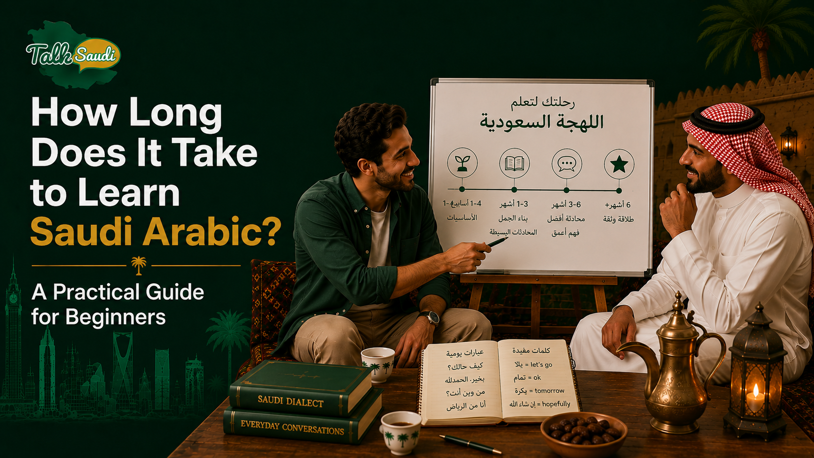 how long to learn Saudi Arabic
